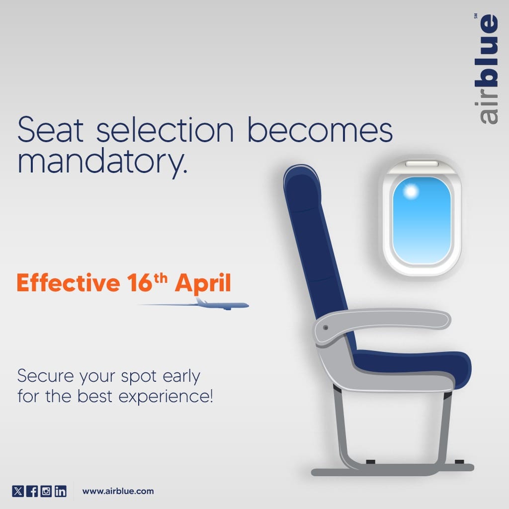 The Importance of Airblue Seat Selection: Ensuring a Comfortable Journey